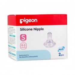 Pigeon Silicone Nipple S - 2 pc